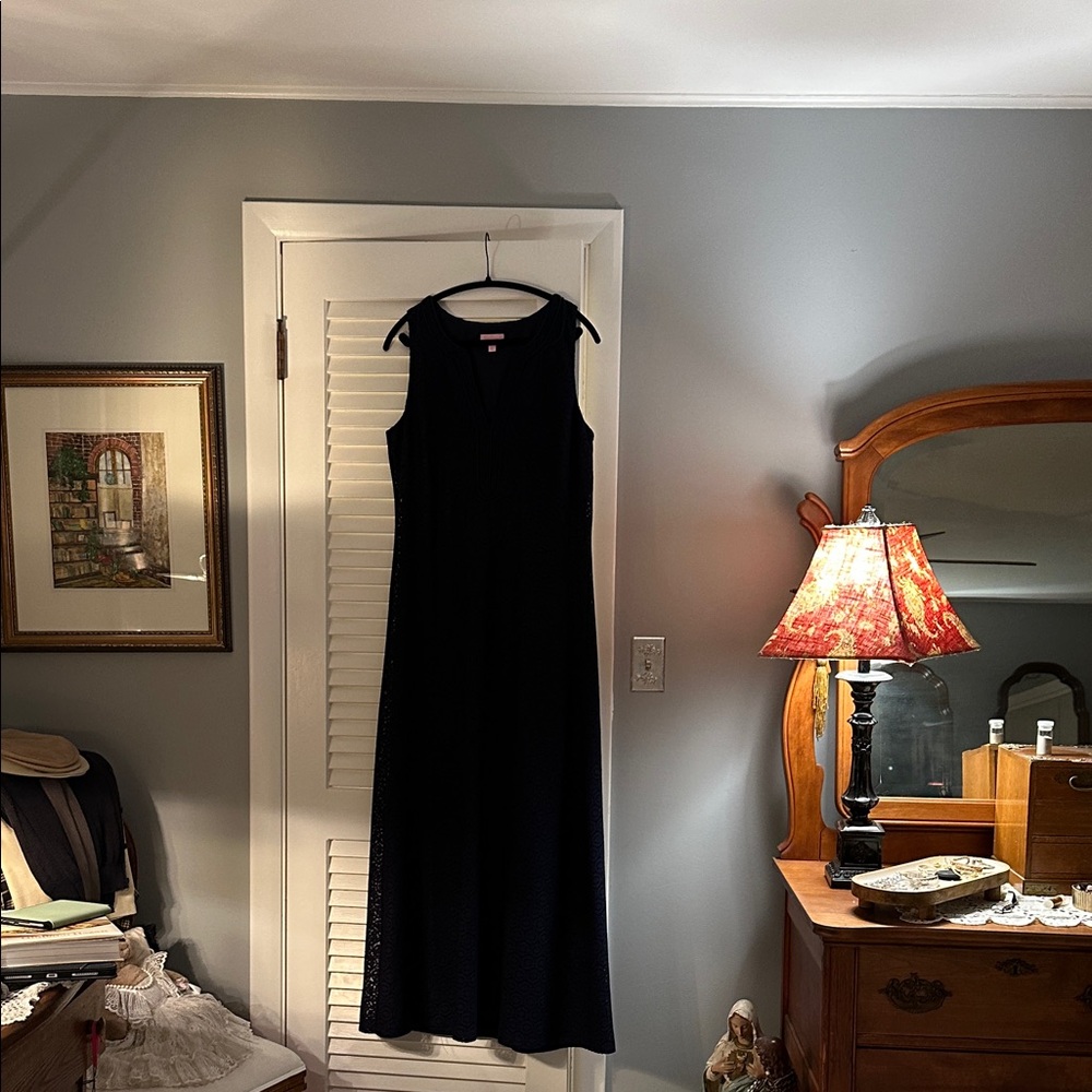 Lilly Pulitzer Navy Long Dress